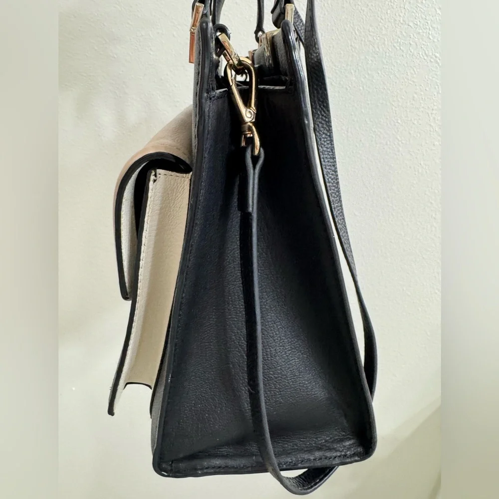 Kate Spade Color Block Satchel storybook lining
